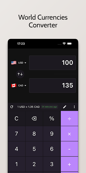 Currency Converter Calculator Screenshot 0