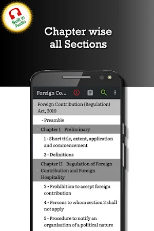 Foreign Contribution Regulation Act 2010 (FCRA) Screenshot 1