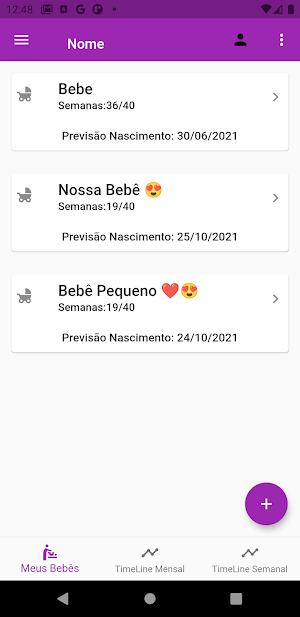 Meus Bebês Screenshot 2
