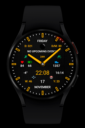 WR 009 Hybrid Watch Face Screenshot 2