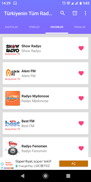Yöresel Radyo Dinle Screenshot 3