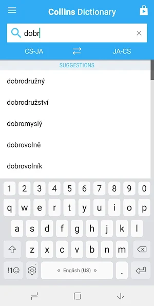 Japanese-Czech Dictionary Screenshot 0