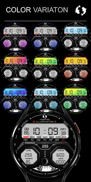 Illuminator Digital Watch Face Screenshot 2