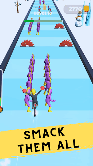 Bike Rush 3D: Slap and Run Screenshot 1