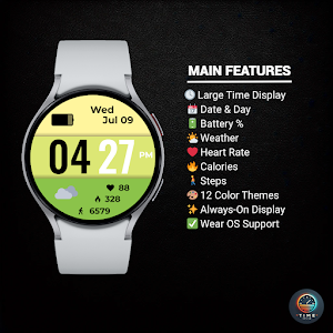 Color Stripes - watch face Screenshot 1