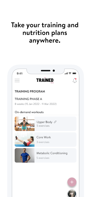 TRAINED coaching Screenshot 2