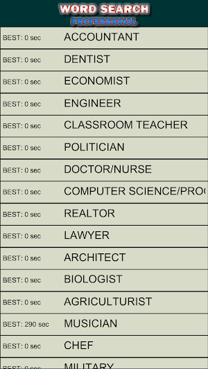 Word Search Professional Screenshot 0