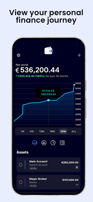 Net Worth Tracker - AssetView Screenshot 0