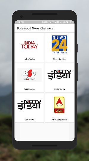 Bollywood News Channels : Indi Screenshot 1
