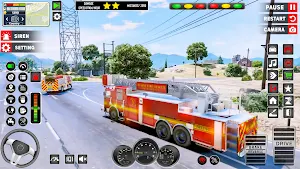 US Emergency Fire Truck Games Screenshot 3