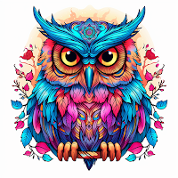 Owl Coloring for Adults