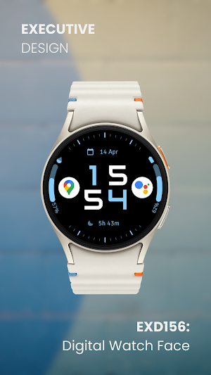 EXD156: Digital Watch Face Screenshot 3