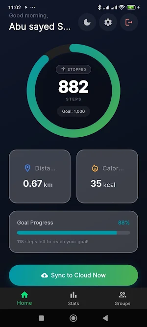 StepUP – Walk & Step Tracker Screenshot 0