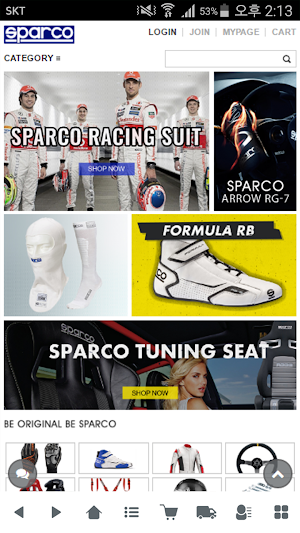 스파르코 코리아 - SPARCO KOREA Screenshot 0