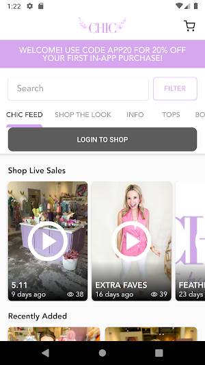 SHOPTHECHICGIRL Screenshot 1