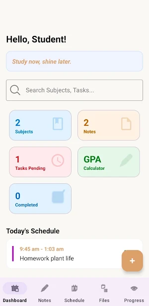 School Life Study Planner Screenshot 0