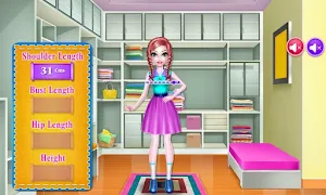 Sewing clothes school game Screenshot 2