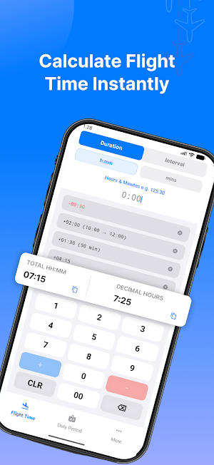 Flight Time & FDP: Avion Calc Screenshot 1