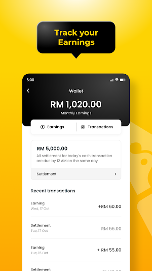BateriHub Rider Screenshot 2