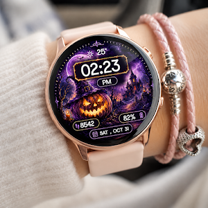Pumpkin Castle Watch Face Screenshot 3