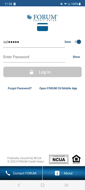 FORUM CU Card Management Screenshot 0
