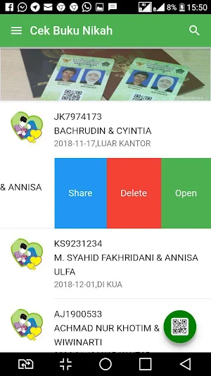 Scan QRcode dan Pencarian Buku Nikah Screenshot 3