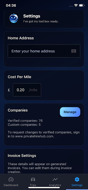 CabCompanion Screenshot 3