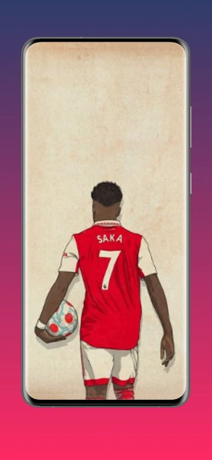 Bukayo Saka 4k wallpaper Screenshot 3