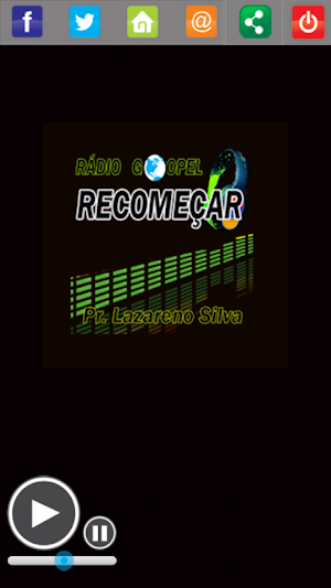 Web Rádio Recomecar Online Fm Screenshot 1
