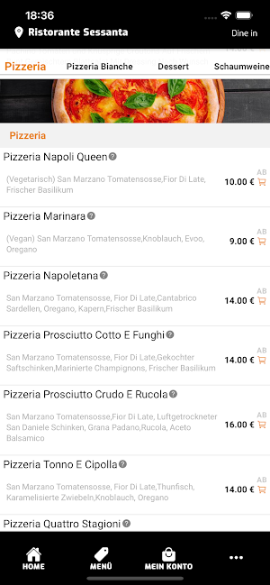Ristorante Sessanta Screenshot 2