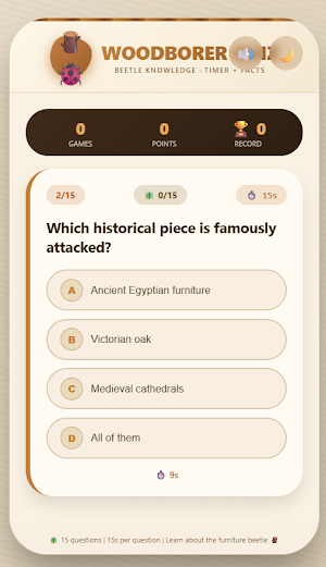 Woodborer Beetle Quiz Screenshot 2