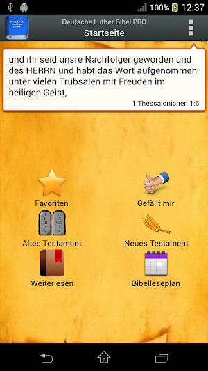Deutsch Luther Bibel PRO Screenshot 0