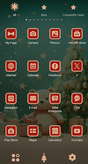 Teddy Bear Christmas Theme Screenshot 2