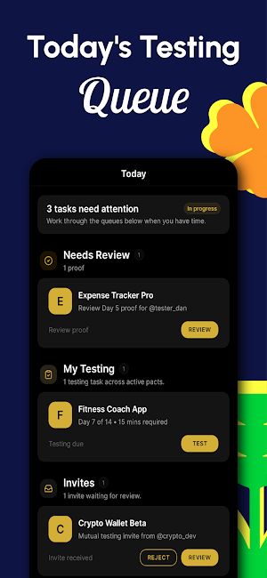 TestPact: Closed Testing Screenshot 0