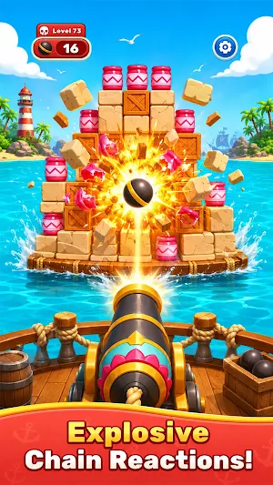Pirate Cannon Blast Screenshot 0