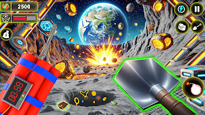Space Mining 3D: Moon Digging Screenshot 0