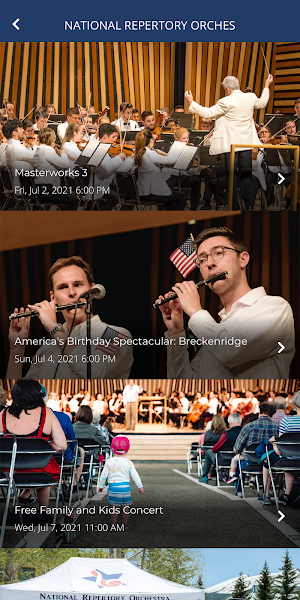 National Repertory Orchestra Screenshot 2