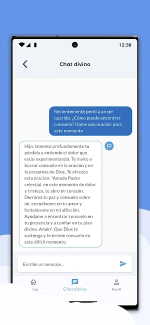 Santapp: Oración y chat divino Screenshot 2