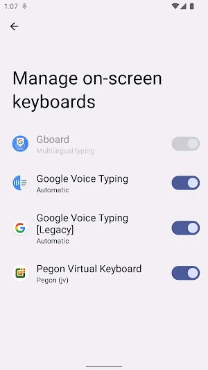 Pegon Virtual Keyboard Screenshot 1