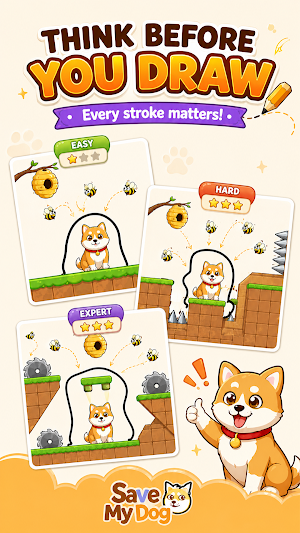 Save My Dog - Draw Puzzle Screenshot 2