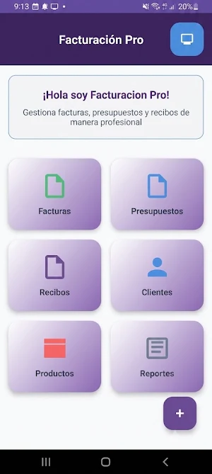 facturacion pro+ Screenshot 1