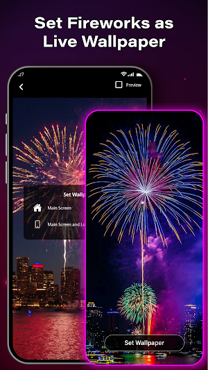 Firework Simulator & Wallpaper Screenshot 3