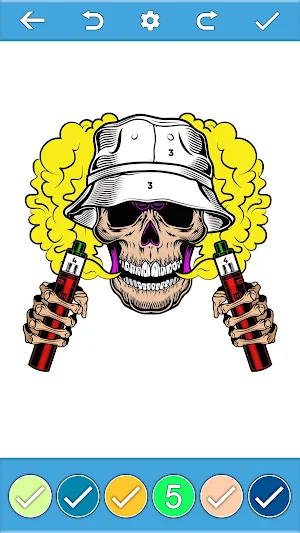 Vape Art Color By Number Book Screenshot 3