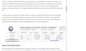 Fesco Ebill Pk Screenshot 3