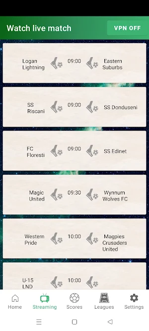 Live Football Streaming Screenshot 2