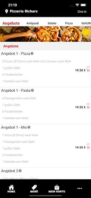 Pizzeria Richarz Screenshot 2