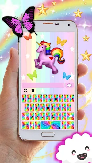 Holographic Keyboard Theme Screenshot 1