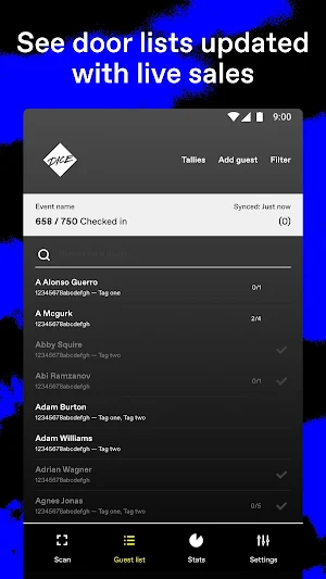 DICE Access Screenshot 1