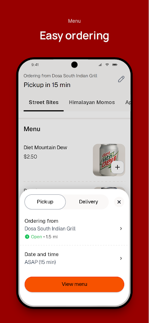Dosa South Indian Grill Screenshot 2