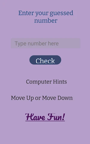 Guess The Number App Screenshot 2